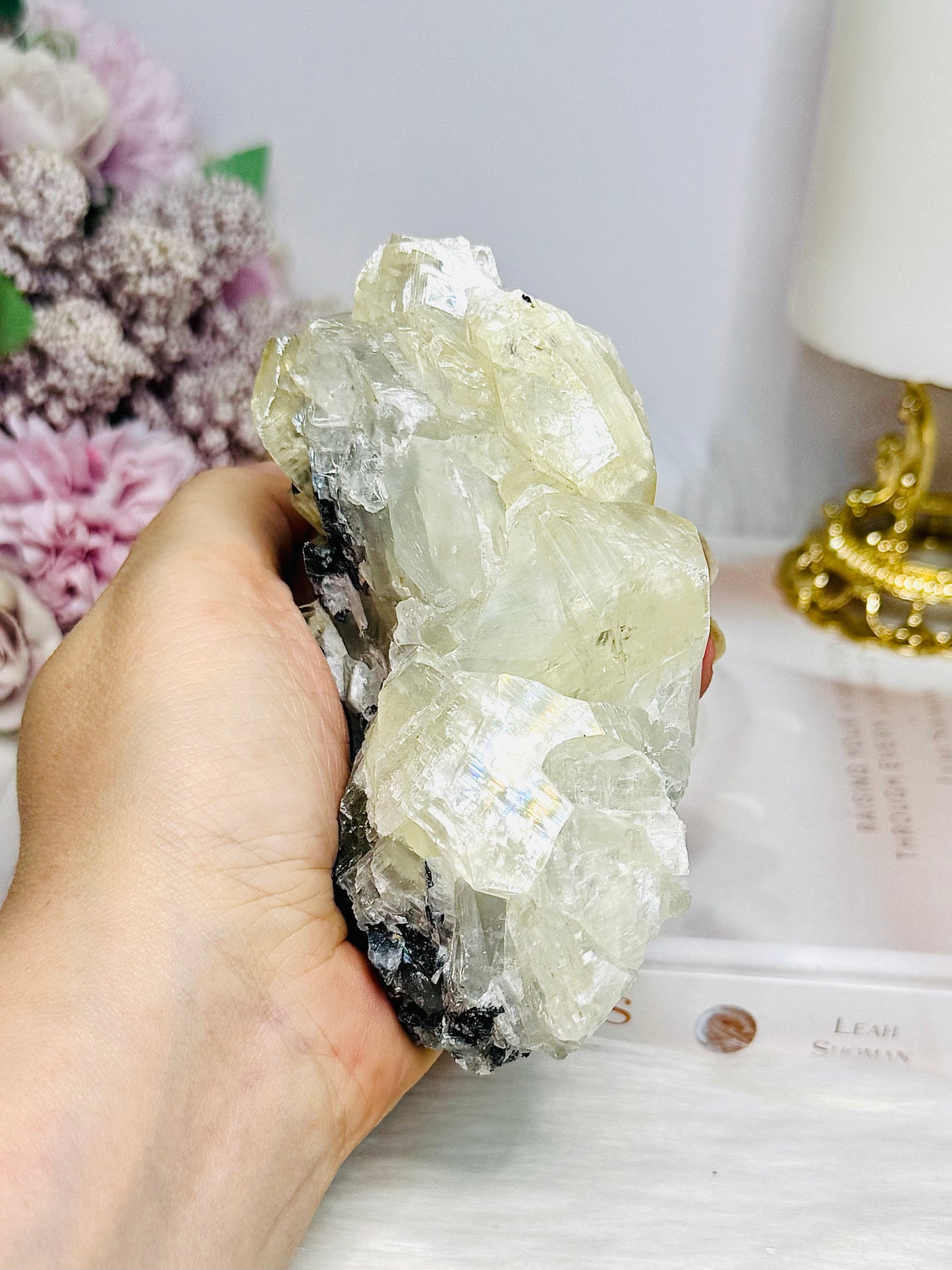 Natural Calcite Specimen (UV Reactive) 12cm 475g