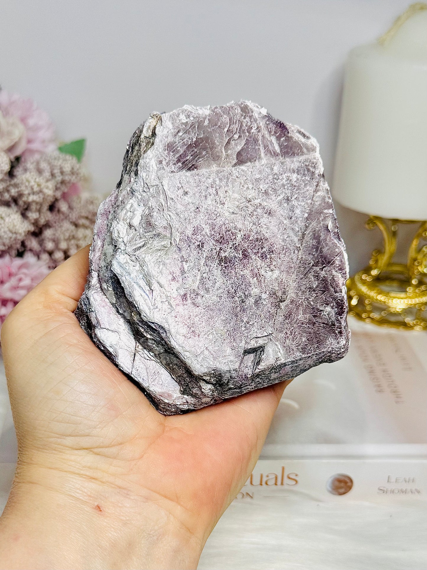 Large Purple Mica Natural Chunky Specimen 369g