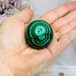 Natural Malachite Sphere on Stand 125g
