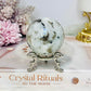Rainbow Moonstone Sphere on Stand 223g