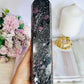 Huge Black & Pink Tourmaline In Matrix Chunky Tower 24cm 1.2KG