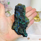 Natural Azurite with Malachite Specimen 12cm 230g On Stand