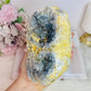 Huge Natural Blue Celestite Cluster Specimen 1.74KG