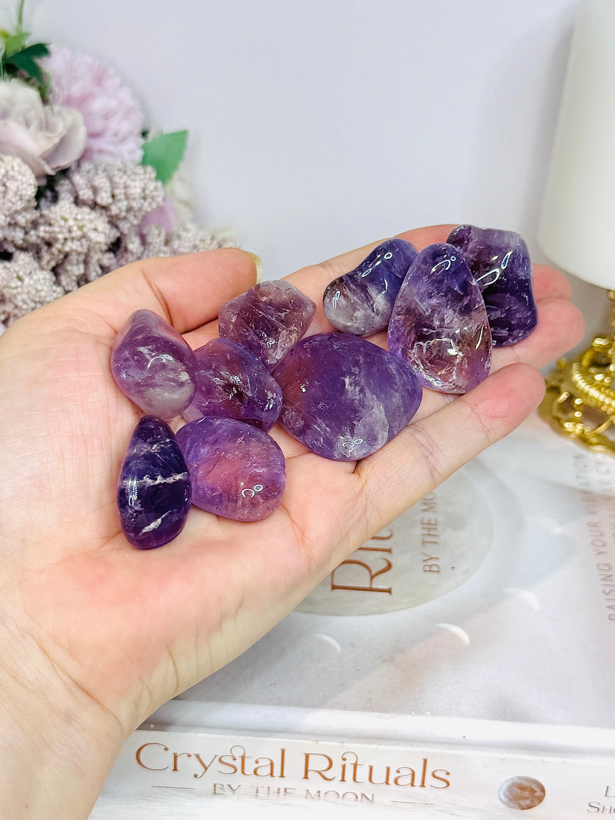 Ametrine Tumbles $8 each