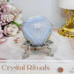 Druzy Blue Lace Agate Sphere On Stand 168g