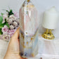 Large Ocean Jasper Druzy Tower 17cm 716g