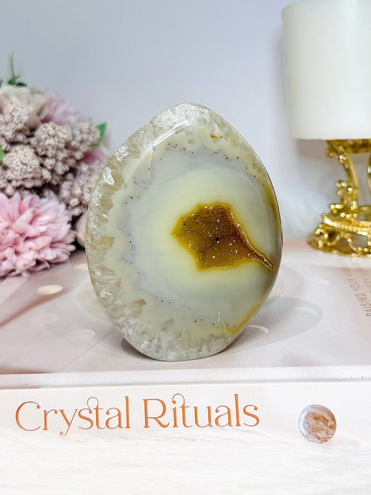 Druzy Agate Freeform From Brazil 289g