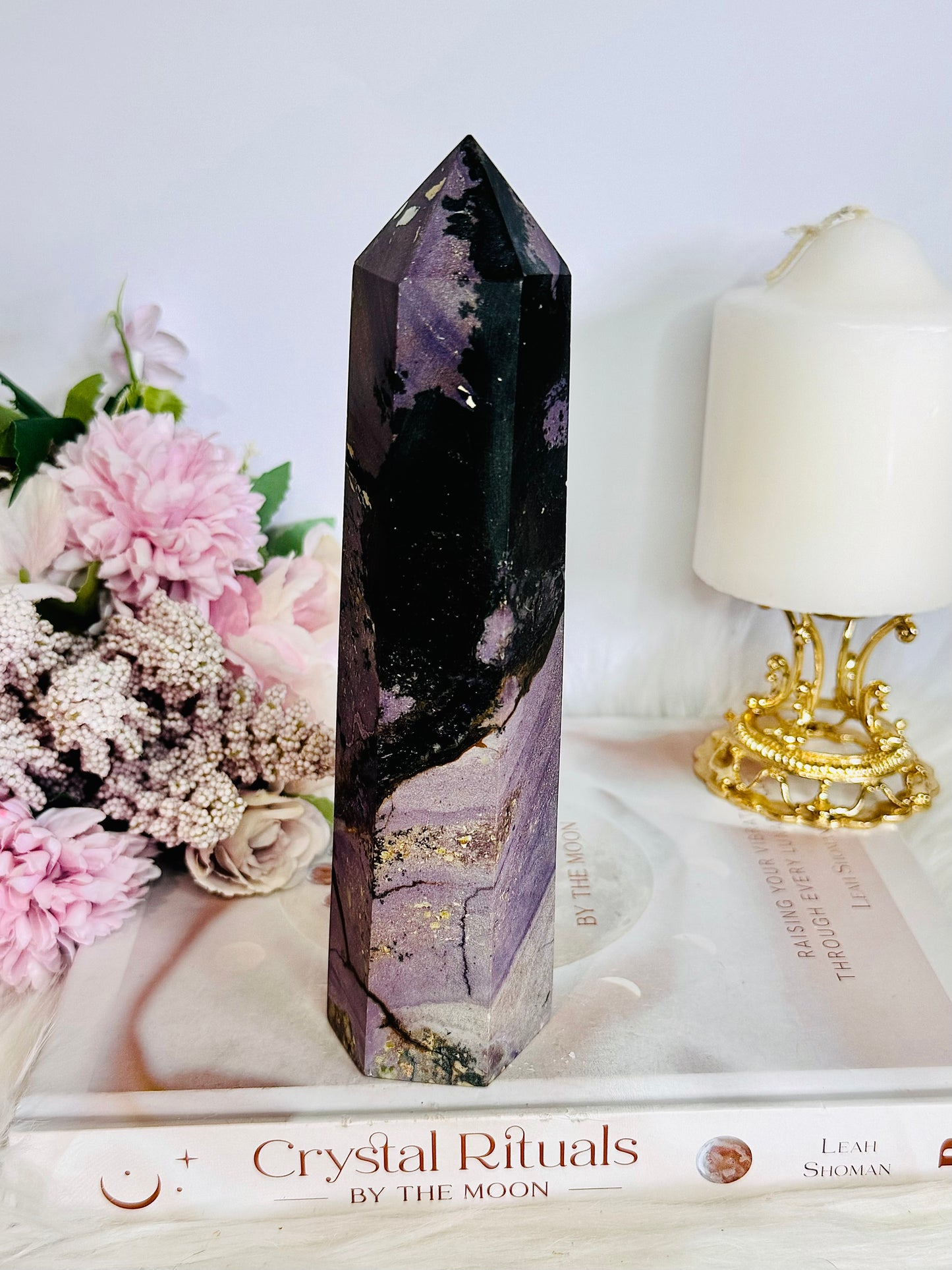 Stunning Large Chunky Root Fluorite Tower 19cm