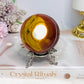 Large Mookaite Jasper Sphere on Stand 330g
