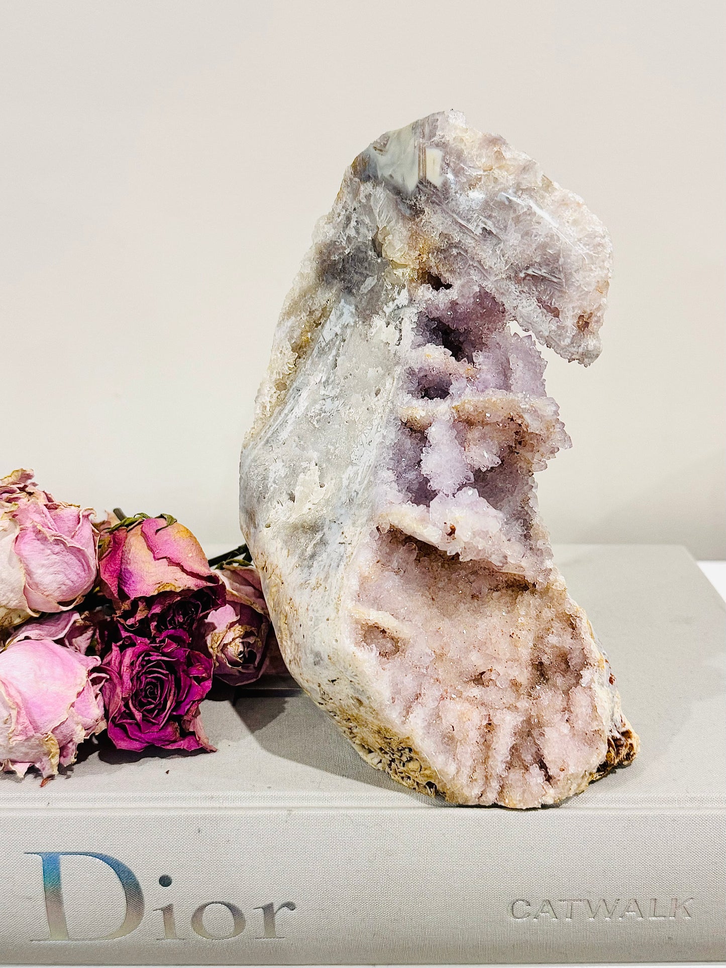 Incredible & Unique Large Pink Amethyst Freeform 19cm 1.42KG