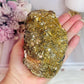 For Protection ~ Natural Large Black Tourmaline in Gold Mica Specimen 790grams