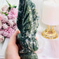 Peace & Tranquility ~ Absolutely Perfection! Large 18cm Moss Agate Carved Eagle