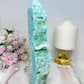 Large Blue Hemimorphite Druzy Tower 21cm
