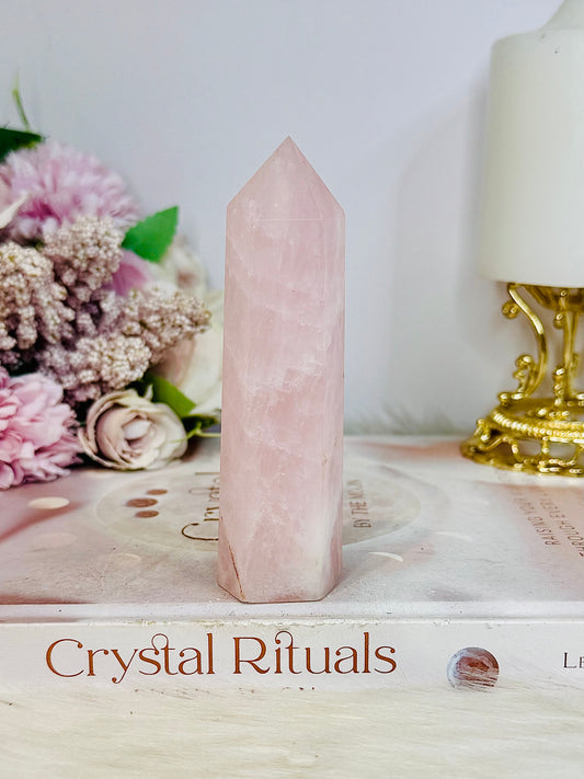Rose Quartz Tower 10cm