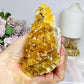 Cubed Yellow Calcite Specimen 12.5cm 351g