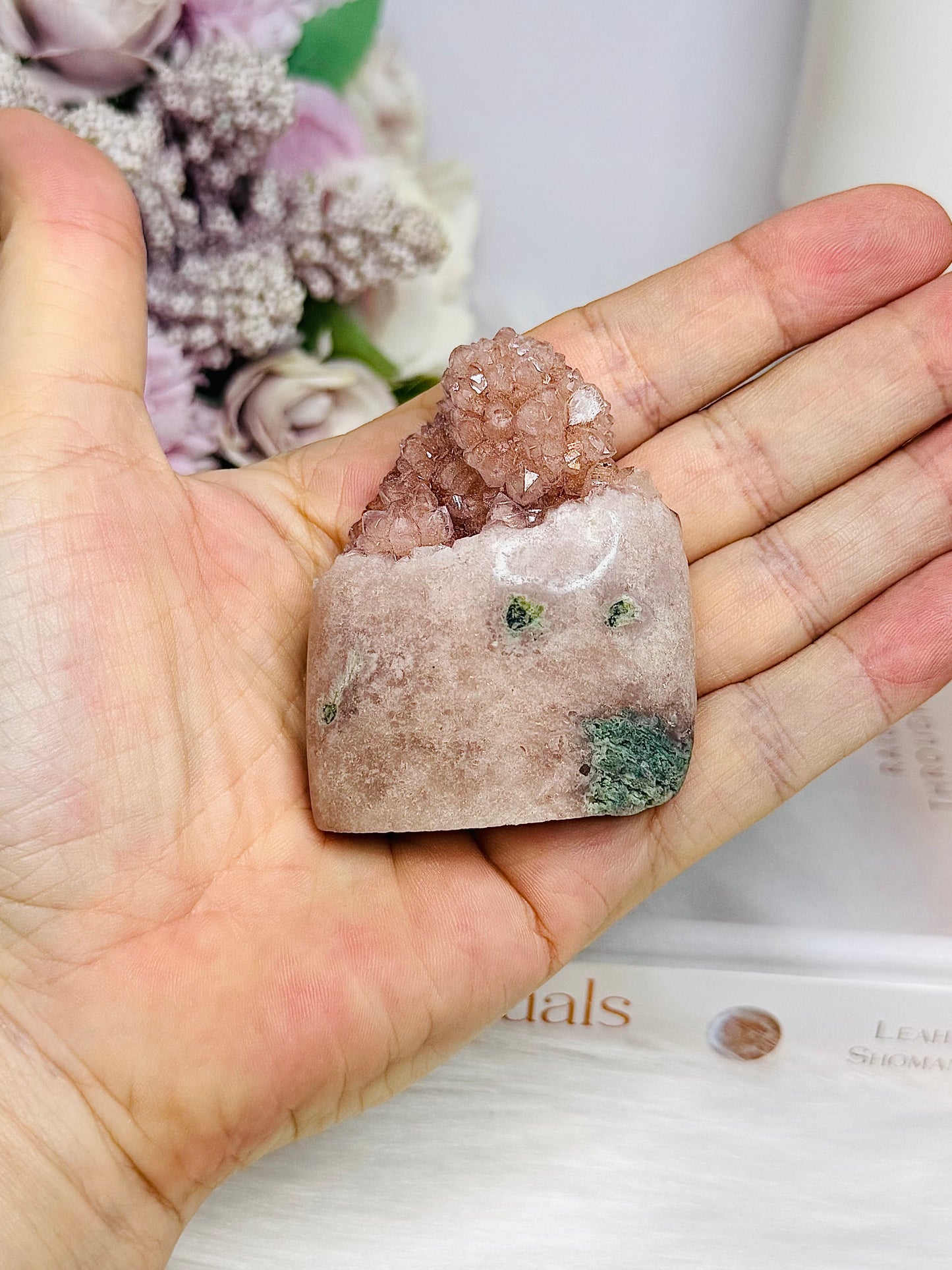Pink Amethyst Druzy Freeform 6cm