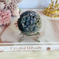 Gorgeous Natural Grape Agate Sphere 229grams On Stand