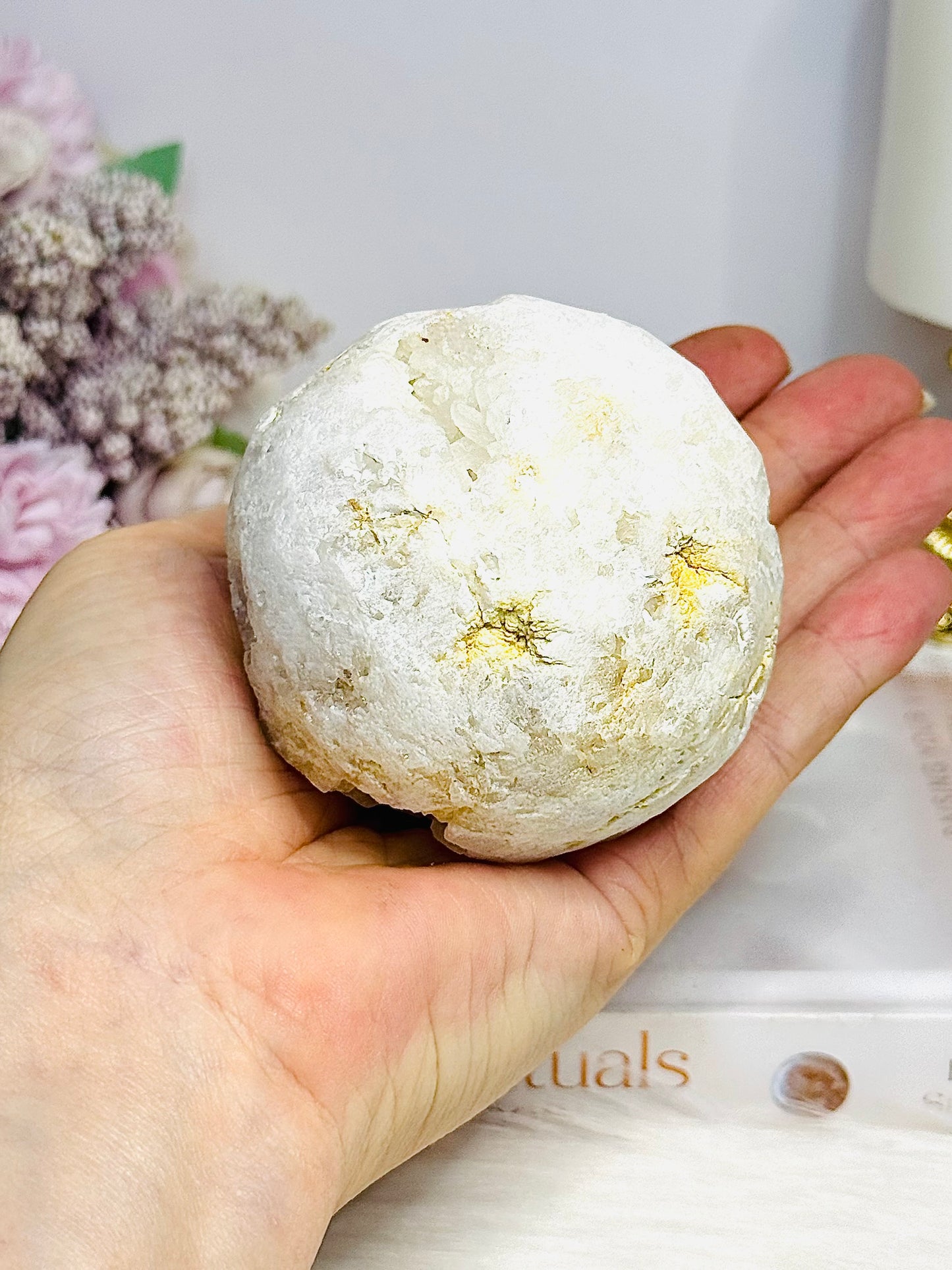 Moroccan Geode Druzy Sphere 320g