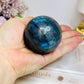 Large Blue Flash Labradorite Sphere On Stand 277g