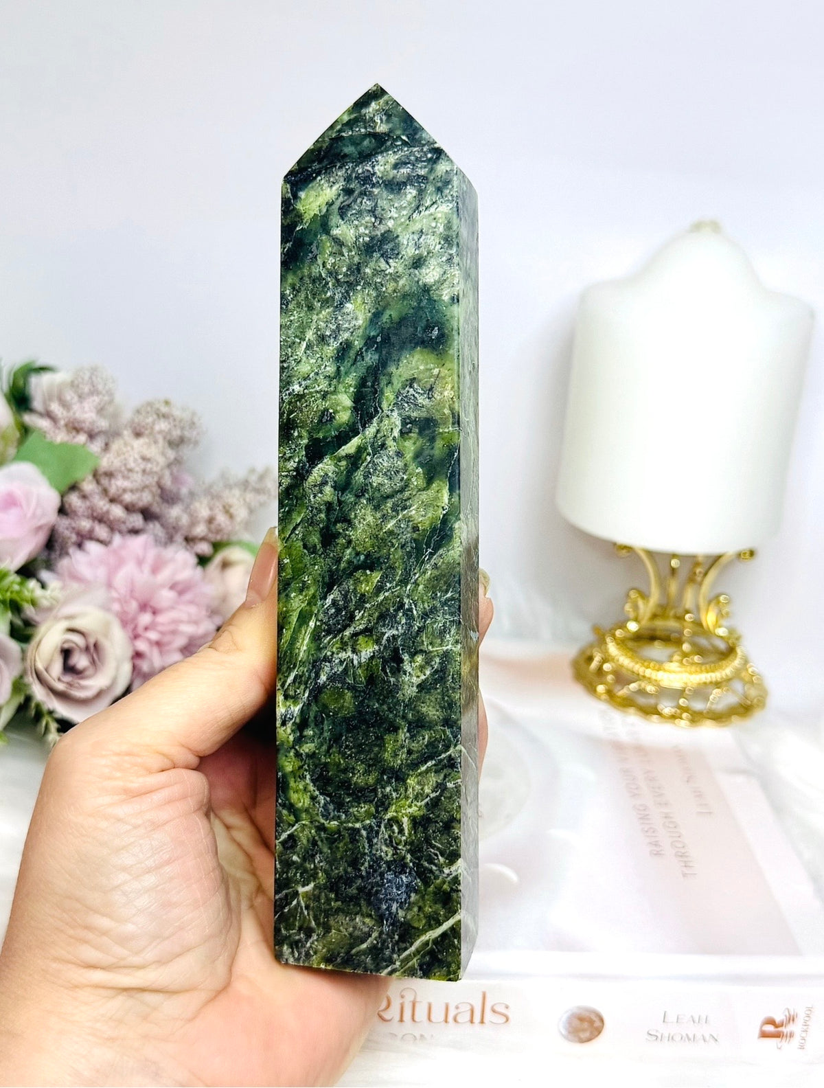Green Jade Tower 18cm