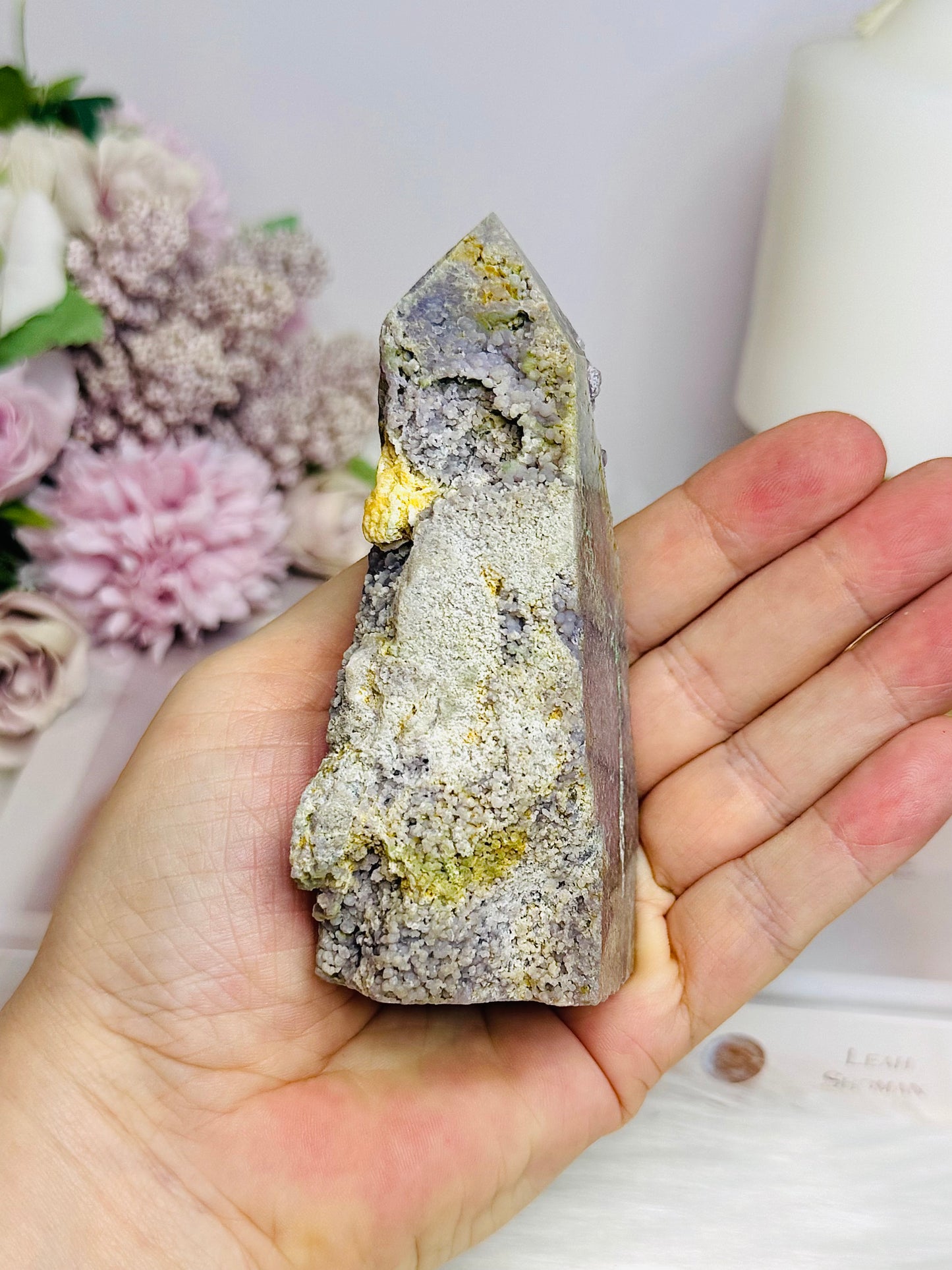 Grape Agate Tower | Freeform 10.5cm 208g