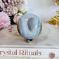 Blue Lace Agate Druzy Sphere On Stand 4.5cm