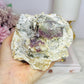 ✨ A Collectors Piece ✨ Natural Cubed Fluorite On Matrix Specimen From Mexico 703grams ~ Specimen is on Glass Stand