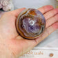 Amethyst X Agate Sphere on Stand 276g