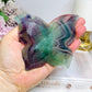 Rainbow Fluorite Butterfly Dish 9cm