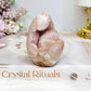 Druzy Pink Amethyst Freeform 7.5cm 143g