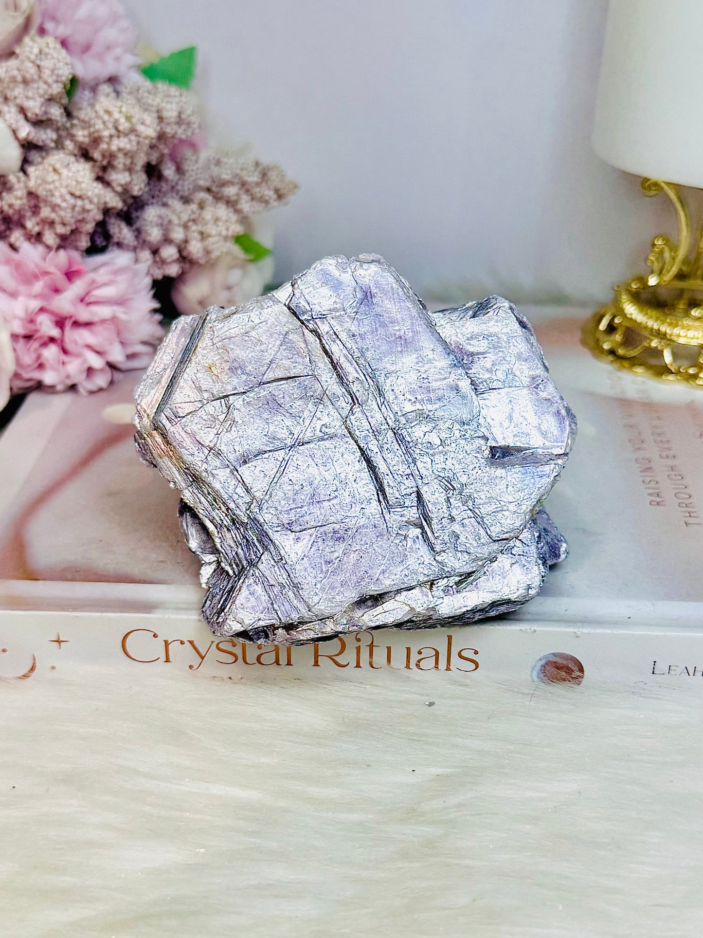 Large Purple Mica Natural Chunky Specimen 453g