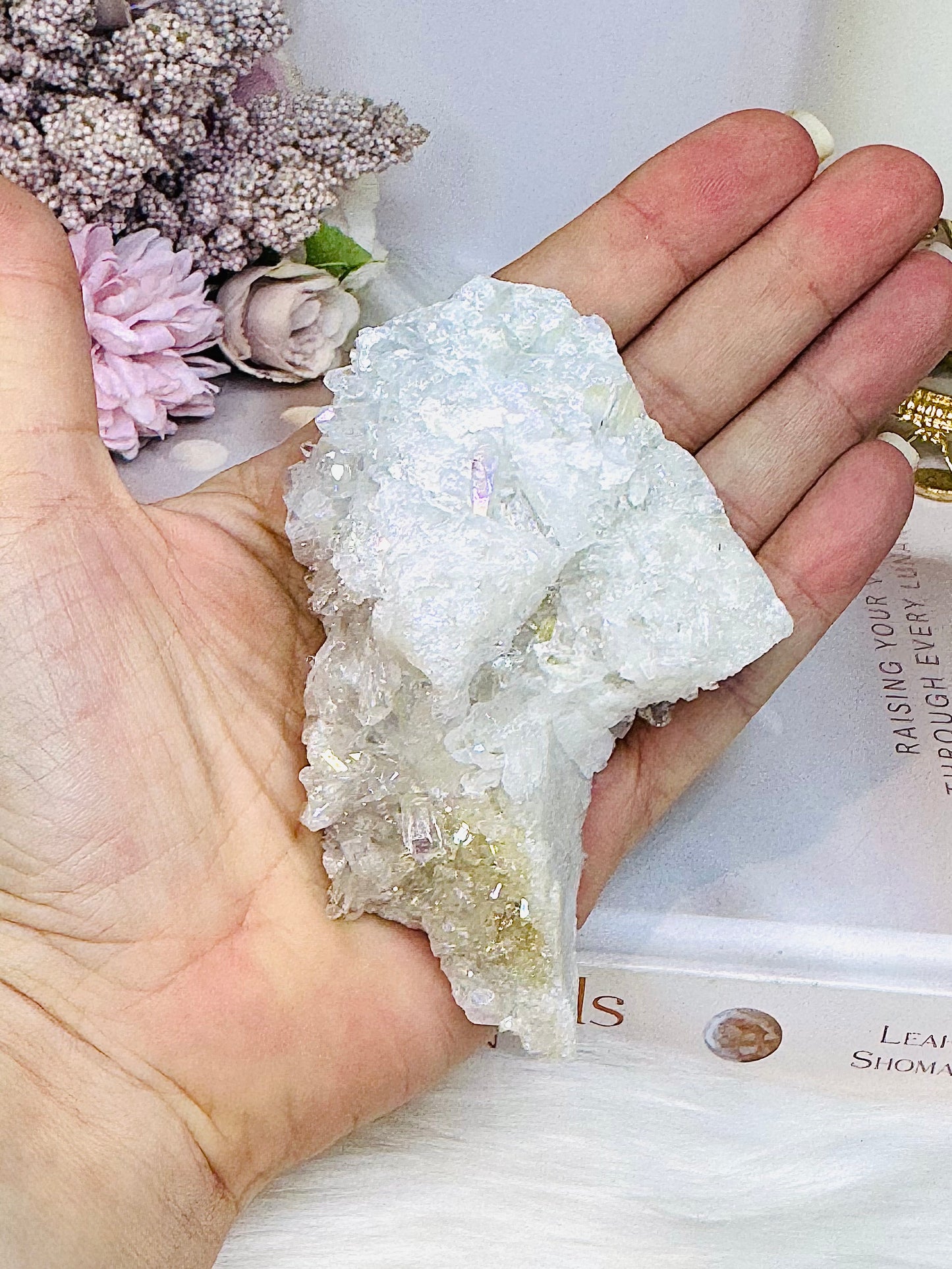 Angel Aura Quartz Cluster 9cm