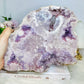 High Grade Pink Amethyst Large Druzy Slab 21.5cm 2.4KG