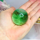 High Grade Green Fluorite Sphere Full of Rainbows On Stand 5cm
