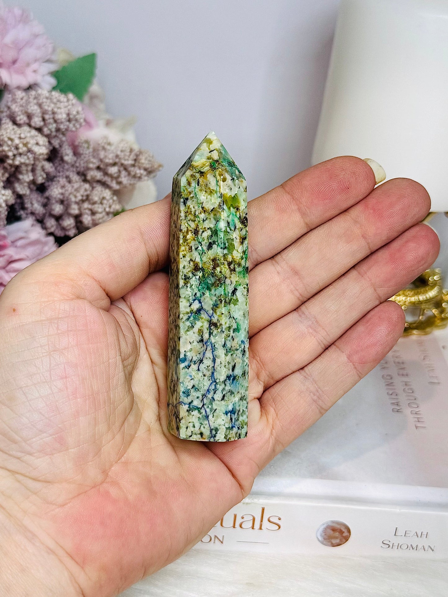 Natural Turquoise Tower 9cm