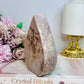 Large Pink Amethyst Druzy Flame | Freeform 464g