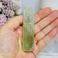 Natural Prasiolite | Green Amethyst Tower 9.5cm with Rainbows