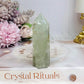 Natural Prasiolite | Green Amethyst Tower 7.5cm