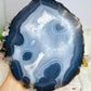 Huge Agate Polished Slab on Stand 25cm 1.5KG