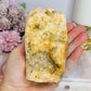 Large Druzy Pink Amethyst Freeform 11cm 507g with Green Jasper Inclusions