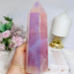 Large Angel Aura Rose Quartz Tower 18.5cm 808g