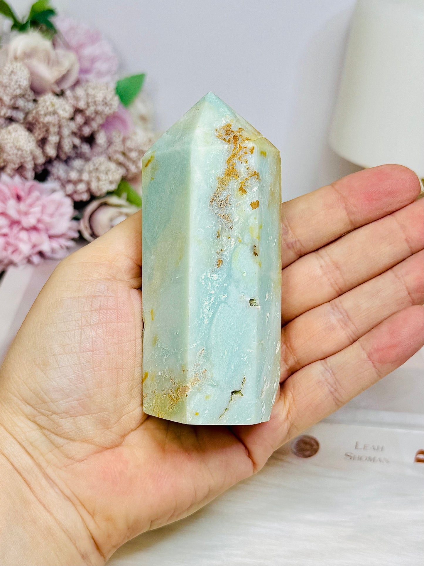 Chunky Sky Blue Quartz Tower 10cm 257g