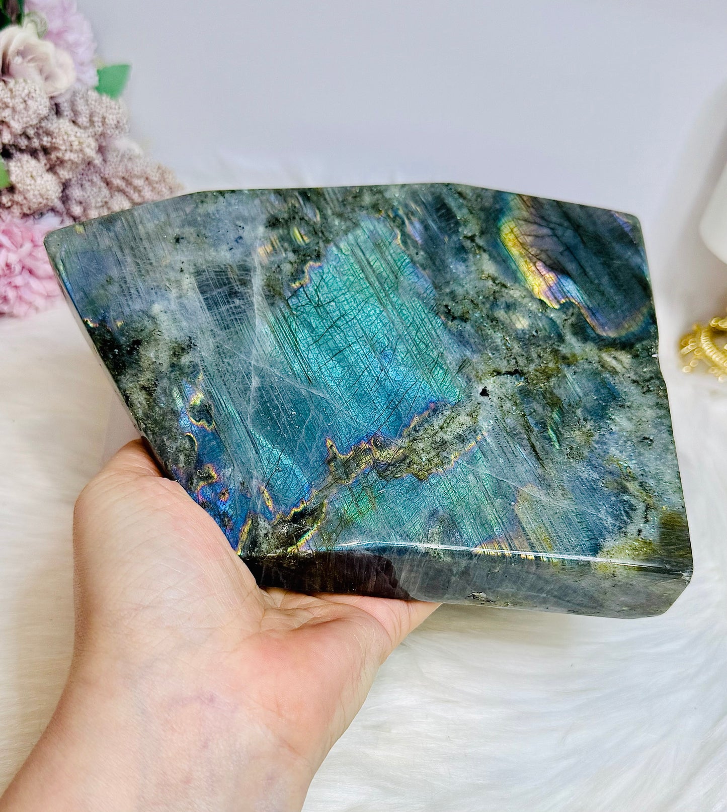 Large Labradorite Freeform Full of Flash 18cm 1.6KG