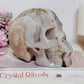 Huge 1.59KG Pastel Fluorite Carved Skull