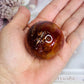 Carnelian Sphere on Small Stand 5cm