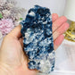 Rare Blueberry Fluorite Specimen on Stand 305g 12.5cm