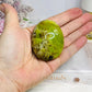 Natural Green Opal Palm Stone