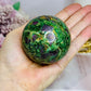 Large Ruby In Fuchsite Sphere UV Reactive On Stand 389g Full of Ruby