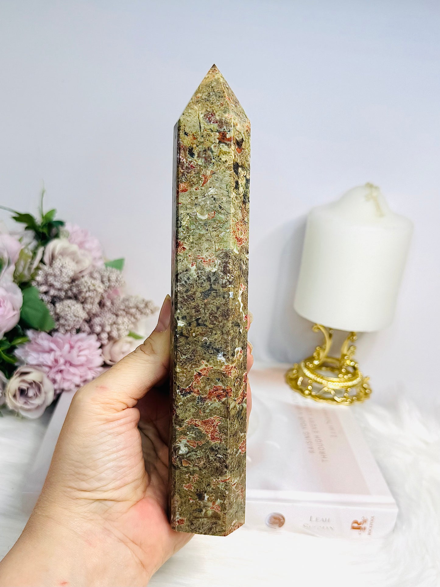Large Agate Tower 20cm