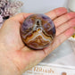 Amethyst X Agate Sphere on Stand 276g